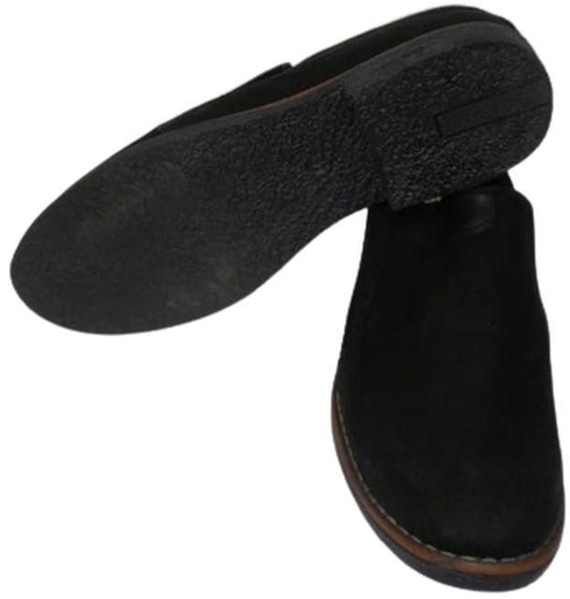 Casual - Slip On Shoes - Black Nubck Leather