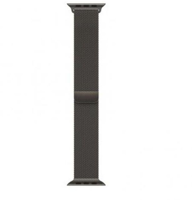 Apple Watch Series 7 - سوار ستانلس ستيل مغناطيسي - 41 ملم - أسود