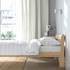 NEIDEN Bed frame, pine/Lindbåden, 90x200 cm - IKEA