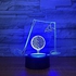 Creative 3D USB GOLF Table Lamp Baby Sleep Nightlight Planet Abstract Led Visual Colorful Light Fixture Best Gift