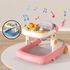 Baby Walker Toddlers Walking Anti Rollover with Additional Foot Pads and Music