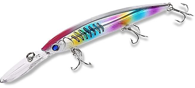 Generic Outdoor Fishing Lures Crank Bait With 3 Hook COLOR A - Colormix