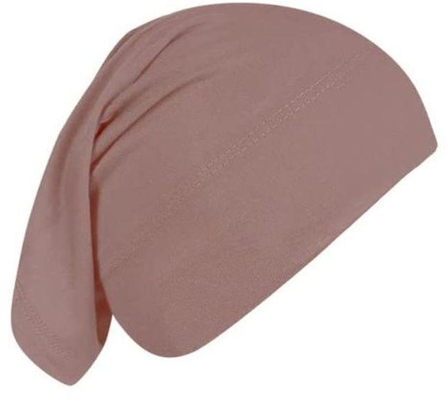 Farah Premium Cotton Lycra Open-End Underscarf Hijab Tube Bandana - Versatile And Comfortable Headwear - Coffee