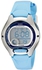 كاسيو LW200 – 2BV – ساعة يد نسائية، بسوار من البلاستيك المطاطي, أزرق, One Size, حزام
