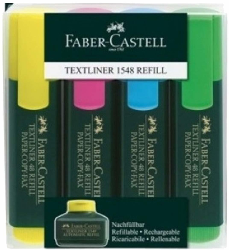 Faber-Castell Textliner Assorted Colors Pack Of 4