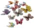 12-Piece 3D Butterfly Wall Stickers Set Multicolour