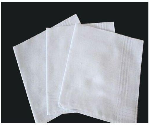 Fashion 6 Pcs Handkerchiefs-white...