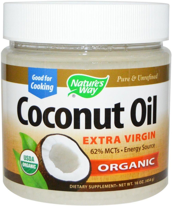Natures Way Organic Coconut Oil Extra Virgin 16 oz 454g