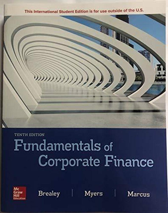 Mcgraw Hill Fundamentals of Corporate Finance ,Ed. :10