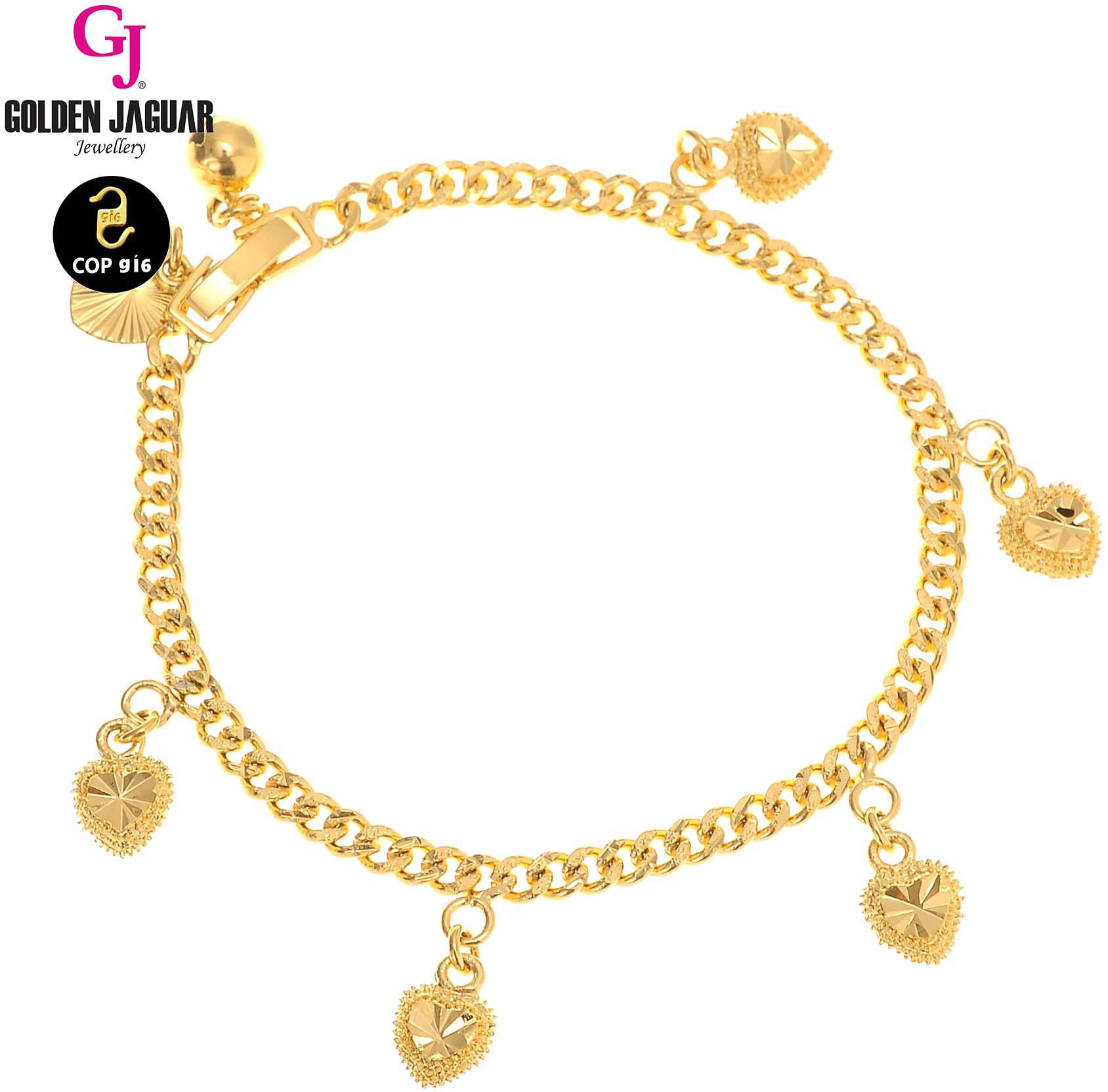 GJ Jewellery Emas Korea Bracelet - Love 4.0 2560426-0