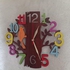 Fashionista Egypt Handmade Designs Nature Wooden Wall Clock - Multicolor