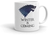 Game Of Thrones "Wolf" Mug- White - 250 Ml .