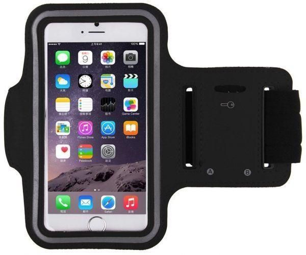 Black Sports Running Jogging Gym Armband Arm Band Case Cover Holder for iPhone 6 4.7