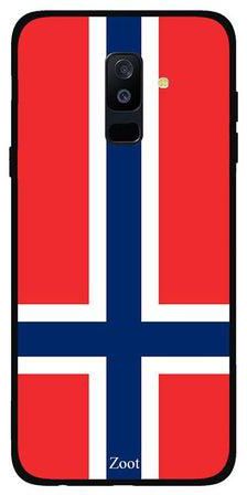 Thermoplastic Polyurethane Protective Case Cover For Samsung Galaxy A6+ Norway Flag