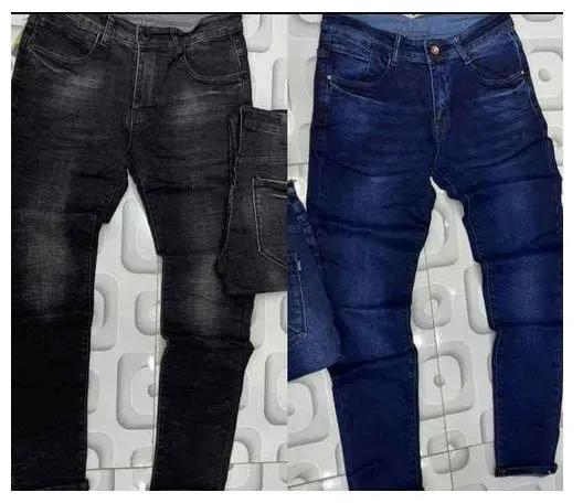 Fashion 2 Pack Men Denim Jeans Trousers