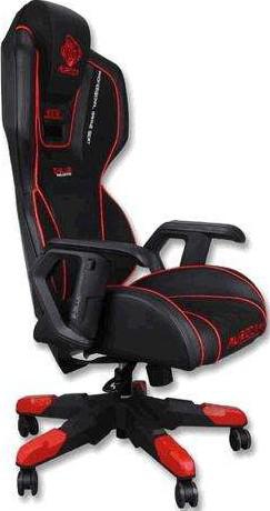 E-Blue Auroza Gaming Lighting Chair Black/Red | EEC311BKAA-IA