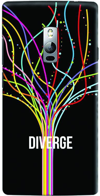 Stylizedd OnePlus 2 Slim Snap Case Cover Matte Finish - Diverge (Black)