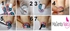 Magenta Nails 1 ورقة من ملصقات فن الأظافر تصميم كما تظهر الصور-N1042p