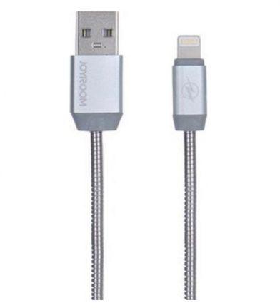 Joyroom JR-SM322 Metal Steel Spring Charging & Data Cable for Apple - Silver