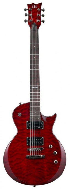 ESP LTD Quilt Maple See Thru  Electric Guitar (Black Cherry)