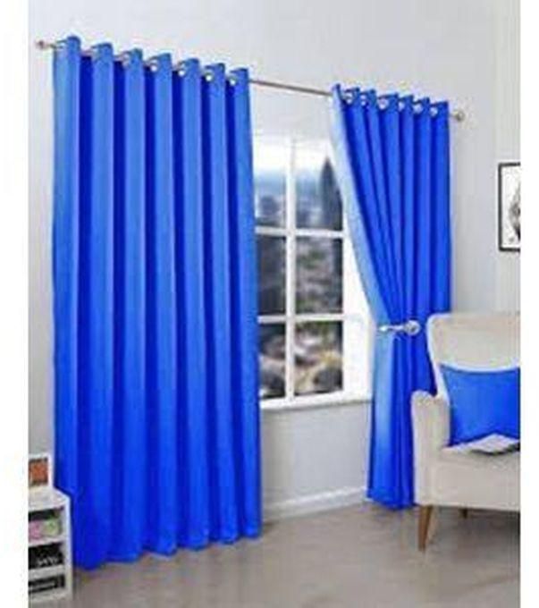 SkyBlue Curtain (2Panels) + 1m FREE SHEER