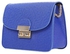 FSGS Blue Guapabien Fashion Women Cross-grain Diagonal Packet Shoulder Messenger Handbag Bag 102973
