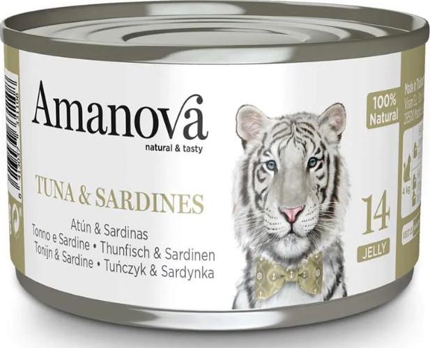 Amanova Tuna and Sardines in jelly 70G
