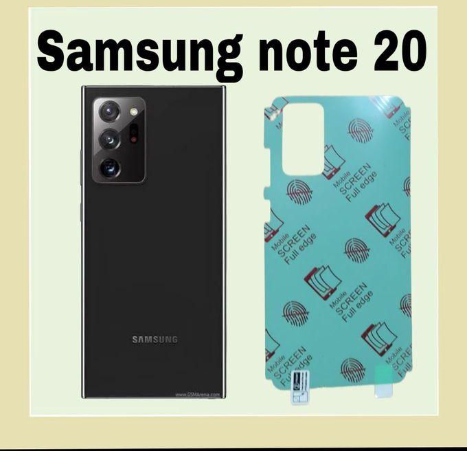 Gelatin Back Screen Protector For Samsung Note 20