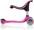 Globber - Evo 4 In 1 Lights Scooter -Deep Pink Case Pack- Babystore.ae