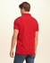 Hollister Red Cotton Shirt Neck Polo For Men