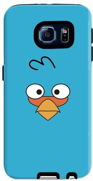 Stylizedd Samsung Galaxy S6 Premium Dual Layer Tough Case Cover Matte Finish - The Blues - Angry Birds