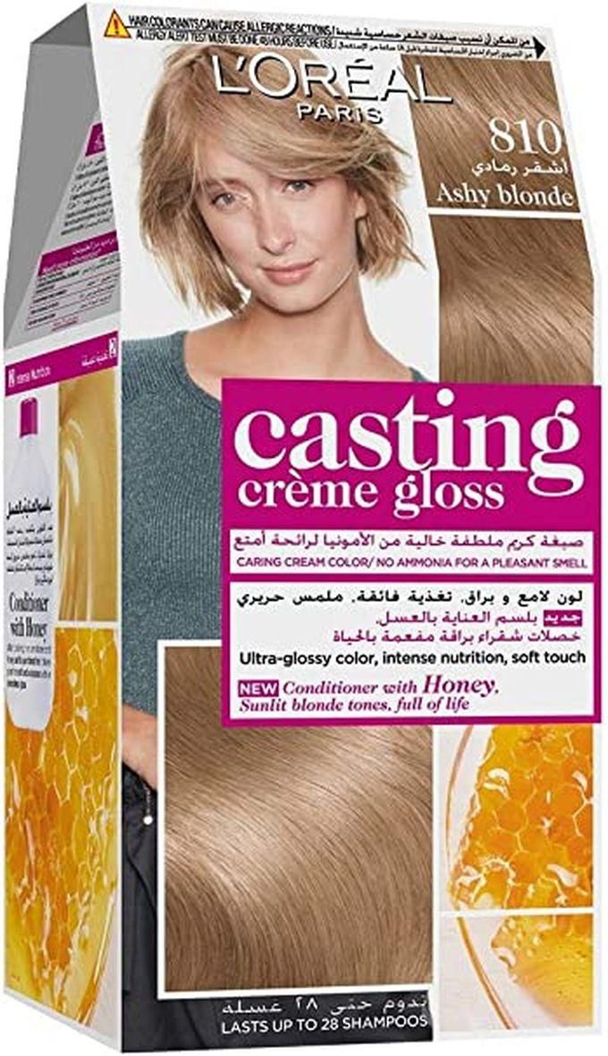 L'Oreal Paris Casting Creme Gloss 810 Ashy Blonde Hair Color
