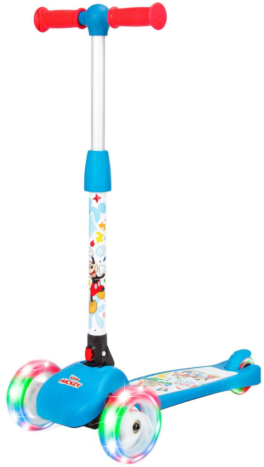 Spartan Disney Mickey Mouse 3-Wheel Light Up Scooter Multicolour