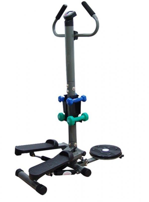 Standing Stepper With Twister & Dumbbells