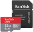 SanDisk 32GB Ultra 98 MB/S microSDHC UHS-I Micro SD Card with Adapter