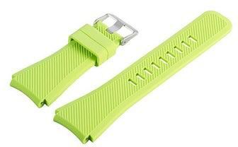 Silicon Replacement Sport Strap Band For Gear S3 Frontier / Classic Watch Green