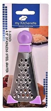 Stainless Steel Grater Silver/Purple 4.5inch