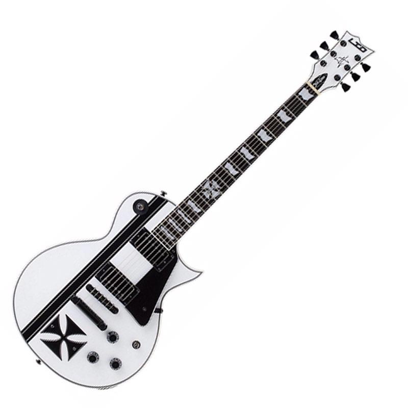 ESP LTD James Hetfield Signature Iron Cross Electric Guitar  Snow White (Korean)