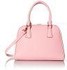 Mg Collection Structured Satchel Doctor Top Handle Bag Pink One Size