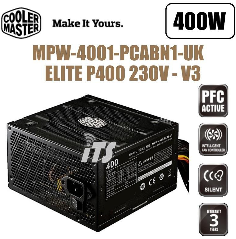 Cooler Master Elite V3 230V Power Supply Unit (P400 Watt)