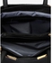 Pino bravo Solid Leather Handbag - Black