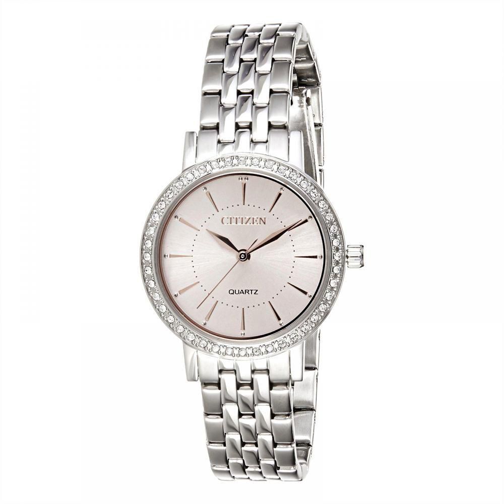 Citizen Women White Dial Stainless Steel Band Watch - EL3041-87X price ...