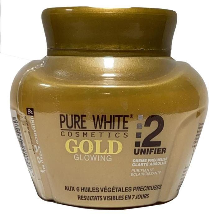 Pure White Tone Unify Complexion Glow Revitalize Cream Pure White Gold