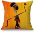Generic African Decorative throw Pillow Cover-Home-Decor- Abstract art - African Woman g