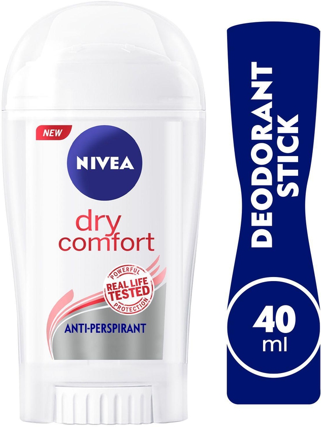 Nivea, Deodorant Stick, Dry Comfort, for Women - 40 Ml
