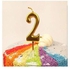 Number 2 Happy Birthday Candle 2x4cm, Age 2+ Years 2x4سم