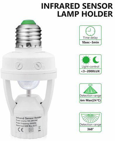 Generic Infrared Motion Detector With Timer Sensor Light YCB1060