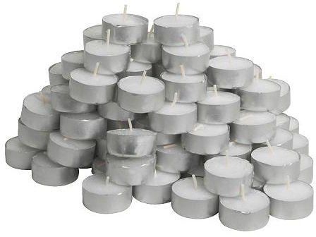 Monella Unscented Tealight Candles Set - 100 Pcs