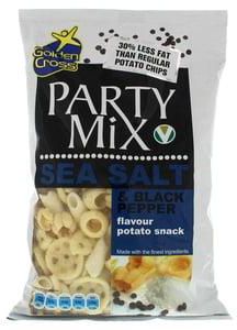 Golden Cross Party Mix Sea Salt & Black Pepper Potato Snack 125 g