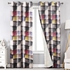 Get Makhmal Printed Curtain With Rings, 2 Pieces, 1.30×2.5 cm with best offers | Raneen.com